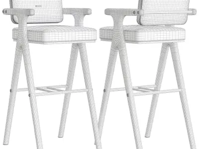 BERNARD Low-poly 3D model