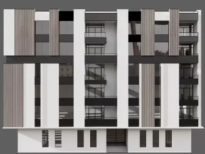 RESIDENTIAL BUILDING NO102 A 3D model