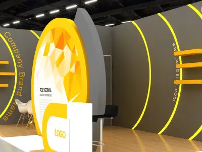 exhibition design 3D model