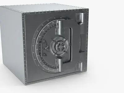 high detail vault model 3D model