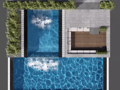 SWIMMING POOL NO117 A 3D model