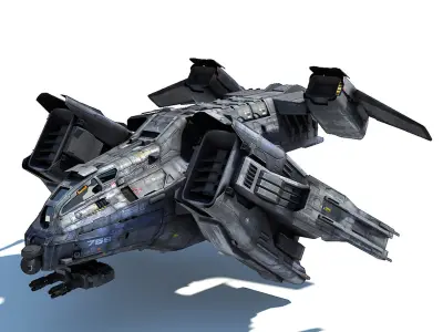  Sci Fi Dropship 
