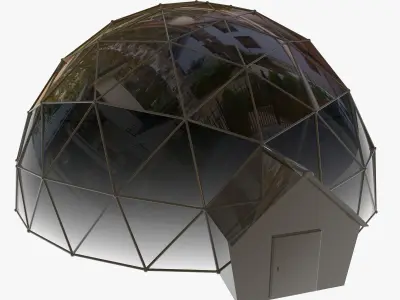 Geodesic Dome 3D model