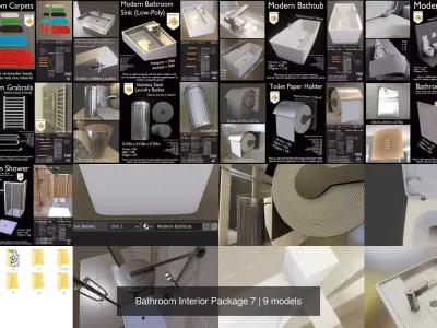 Bathroom Interior Package 7