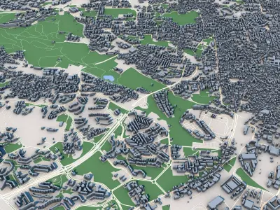 Catania City Italy 3D model