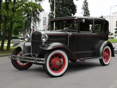 Ford Model A 1929 Fordor sedan 