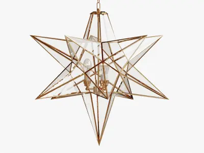 CEILING LIGHT STAR 3D model