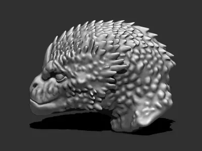 Alien Bust 10 - 3D Printable Model - STL File Ready for Printing 3D print model