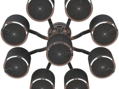 Newport 313 Chandeliers 3D model