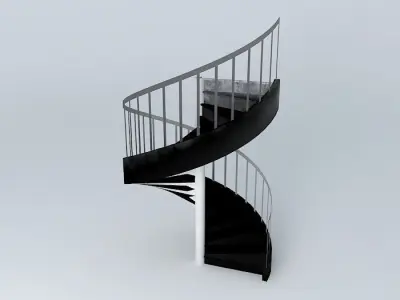 Spiral Staircase Free 3D model