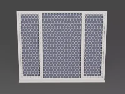 Grill window Free 3D model