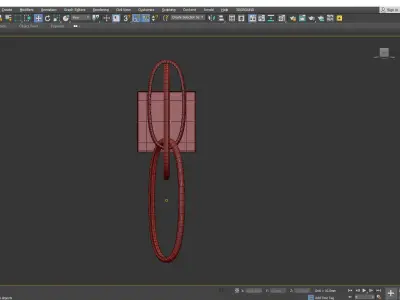 Circa LED Wall Sconce Low-poly 3D model