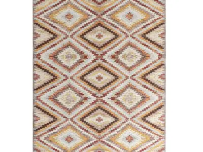 Flat Weave Rug Rug Artis and rug Giorgio Cream by Benuta 3D model