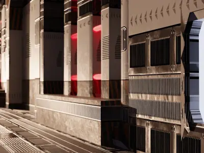 Spaceship Interior 3D model buy