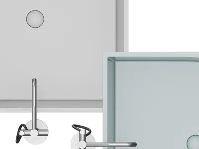 NIC Design Tube - Freestanding artificial stone bathtub 3D model