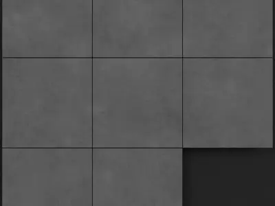 Yurtbay Seramik Core Anthracite 600x600 3D model