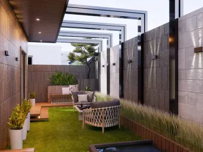 Exterior Render With Settings - Sketchup - Enscape 3D model