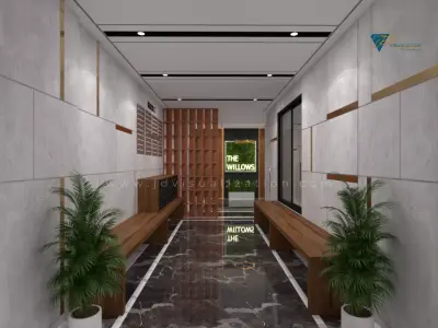 Foyer Lift Lobby 3D model
