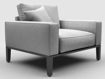 Harbour Outdoor - Balmoral Armchair 3D model