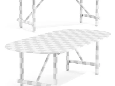 B and B Italia Ayana - Dining Table 3D model