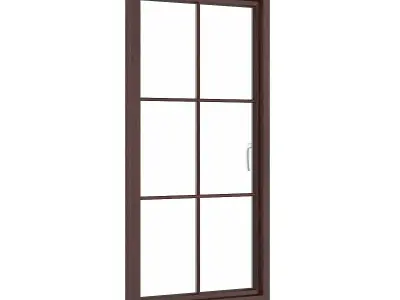Wooden Window 11 3D model