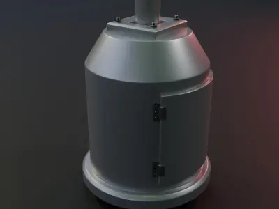 Realistic Traffic Light 3D Model - Game Ready Low-poly 3D model