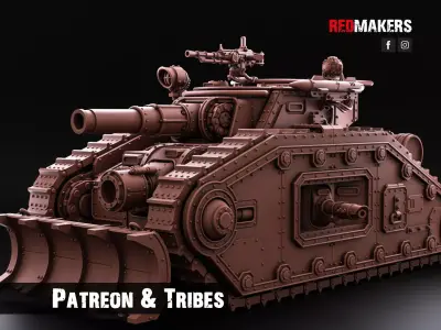 Bastion - Solar Heavy Tank - Imperial Force 3D print model