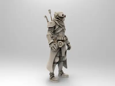 steampunk robotic 5 3D print model