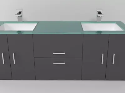 bathroom vanity 3D model