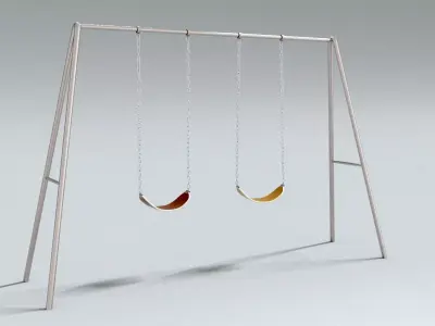 laos Swing Set 3D model