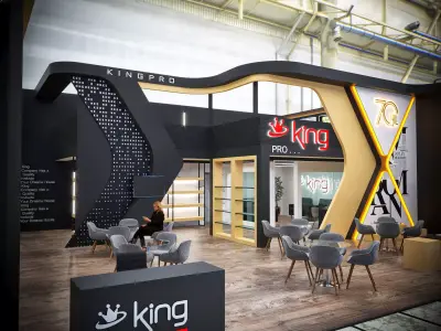 New Exhibition Design model Low-poly 3D model