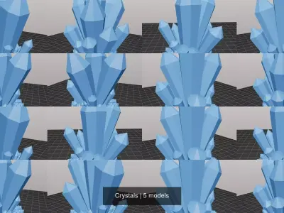Crystals 3D Model Pack