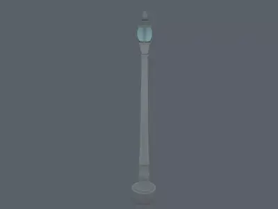 Street Light Poll Low-poly 3D model