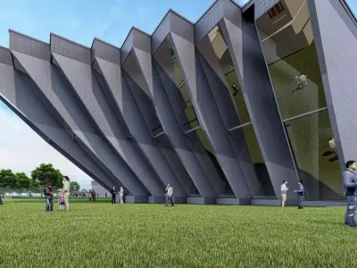 Undergraduate Architecture Museum  3d model  3D model