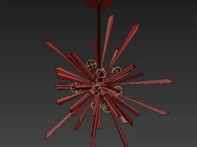Waldorf Chandelier 3D model