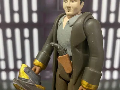 Jod na nawood captain silvo star wars skeleton crew vintage toy 3D print model