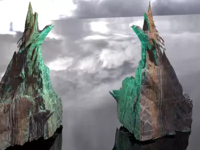 Dantes Adjudicator rocks 3D model