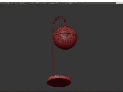 Nori Desk Lamp Low-poly 3D model