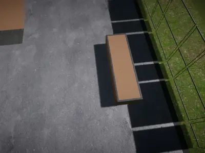 Game Ready Grind Box LowPoly Free low-poly 3D model