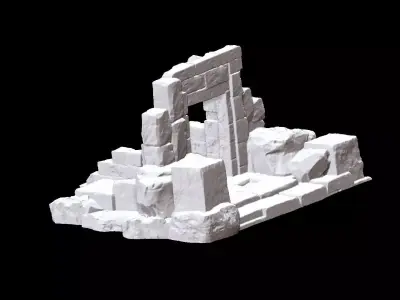 Ancient Gate for 3D Printing 3D print model