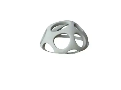 SciFi Cube Object No 52471 Low Poly Shape Low-poly 3D model