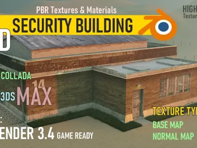 Project IGI Security Building 3D model