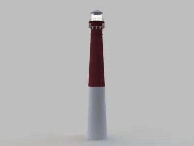 Barnegat Lighthouse 3D model