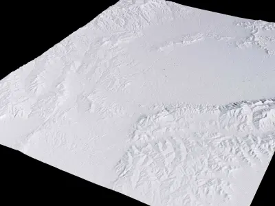 Xinzhou China City Landscape 3D Model 3D model