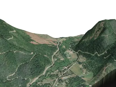 Azalea Oregon Upper Cow Creek 3D model