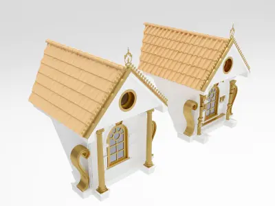 Hipped Roof  3D model