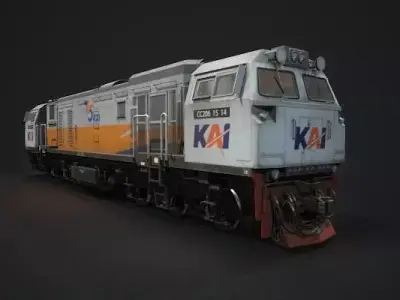 Now freight trains Low-poly 3D model