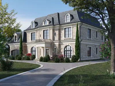 Classic house 1 3D model
