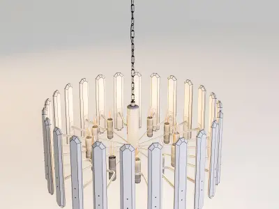 Bonnington Large Chandelier 3D model
