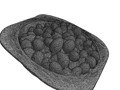 Realistic Olives Container 3D Model Low-poly 3D model